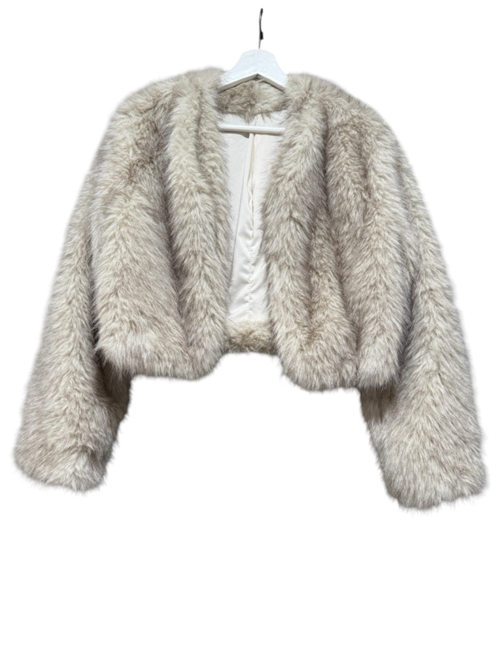 Faux Fur Cropped Jacket